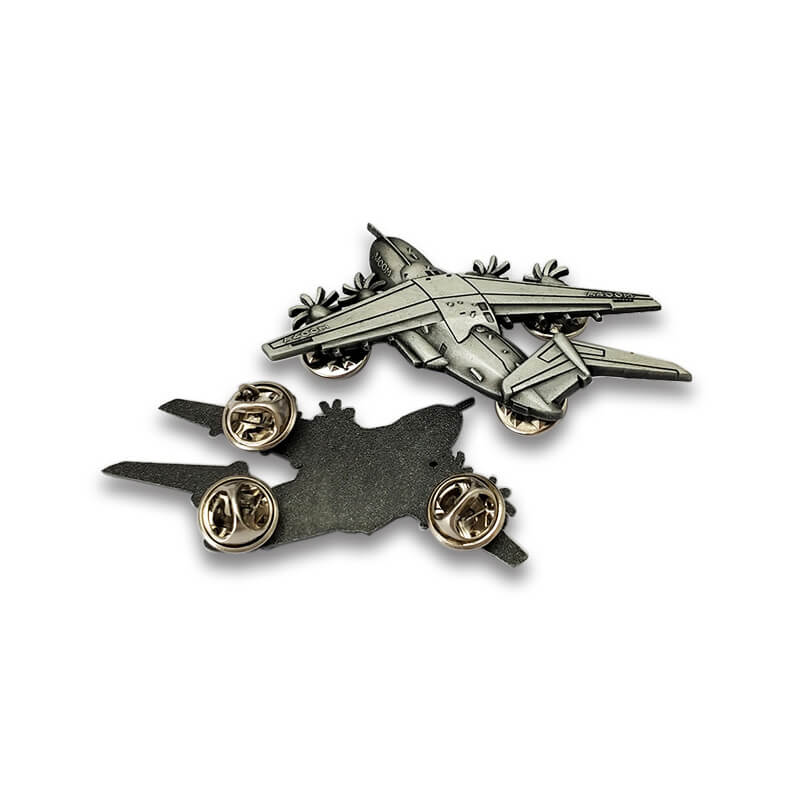 Maker benutzerdefinierte metall silber military luftwaffe Uniform Abzeichen Pins