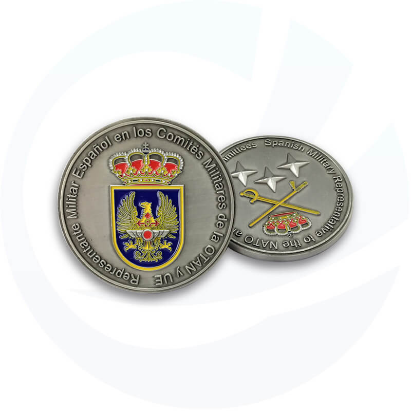 Nickel Metall Large Challenge Coin