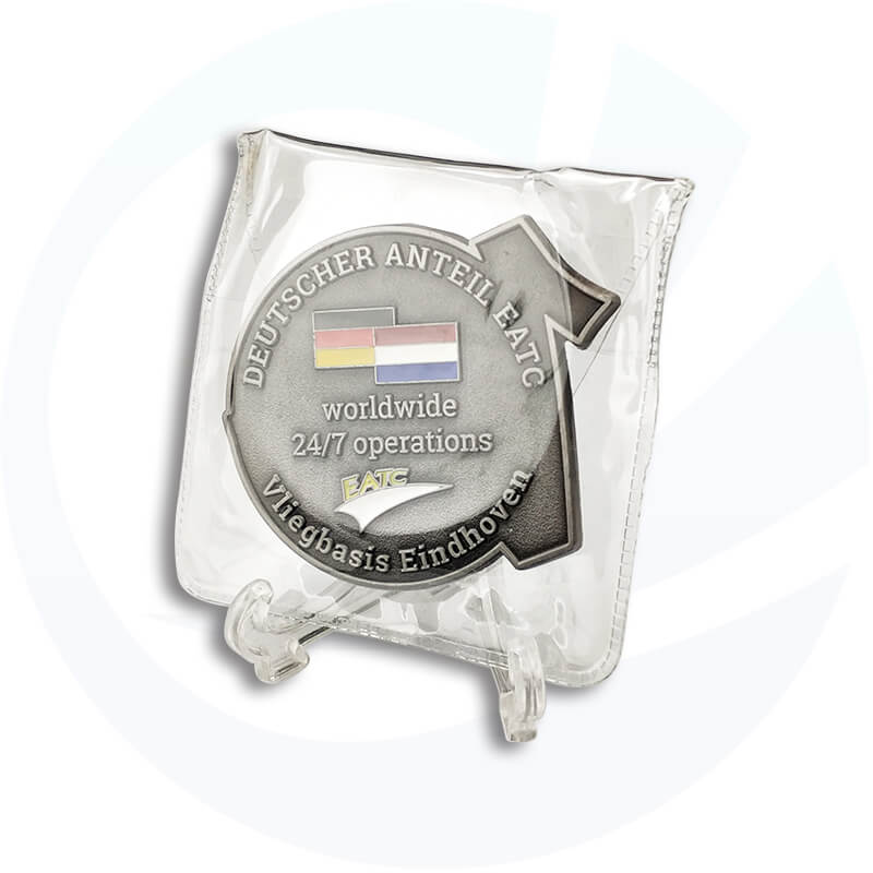 Benutzerdefinierte Deutschland Luftverkehrsbefehl Souvenir Herausforderung Münzen