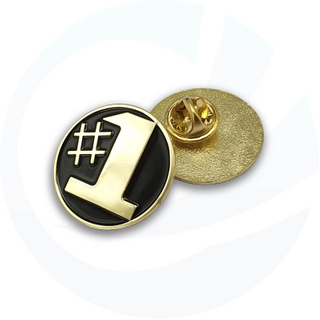 Custom Metal Gold Gold Weiches Emaille Abzeichen