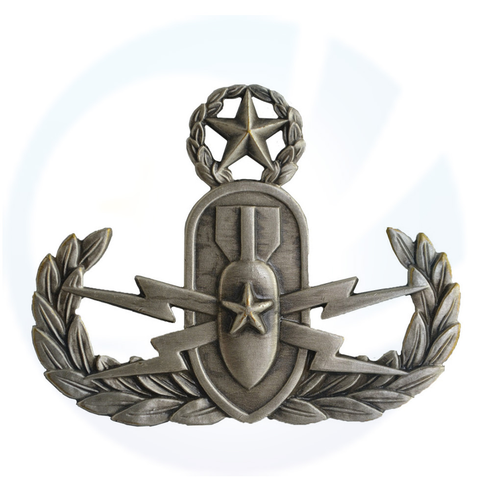 Gold U.S Military Police Border Patrol Badges
